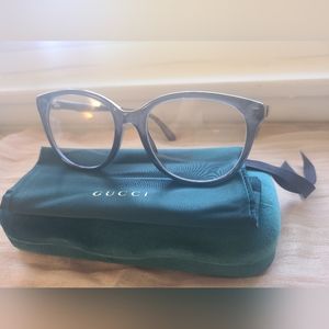 NEW & AUTHENTIC GUCCI EYEGLASSES, GG0791O , SIZE 53-18-145. COLOR 001 (GREY)